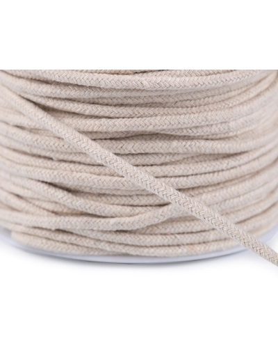 Šnúra na drhanie macrame a háčkovanie / priadza Ø4 mm - 50 m | Mimib