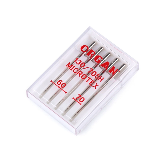Strojové ihly Microtex 60,70 Organ - 1 krab. | Mimib