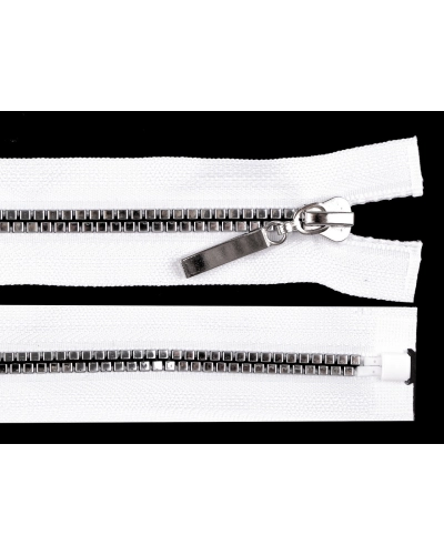 Kostený zips No 5 dĺžka 50 cm štvorcové zuby - 1 ks | Mimib