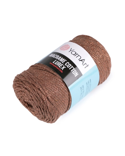Pletacia priadza Macrame Cotton lurex 250 g - 1 ks | Mimib