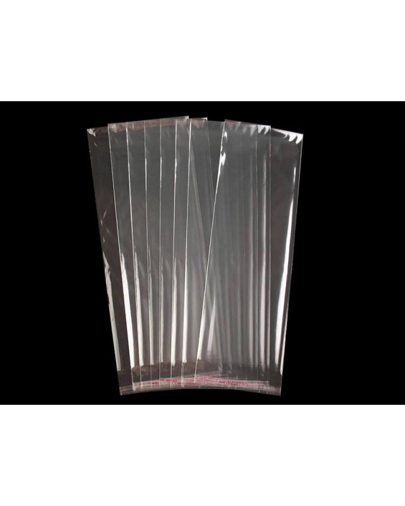 PP vrecko s lepiacou lištou 13x38 cm - 100 ks | Mimib