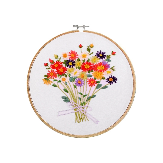 Set pentru brodat cu model imprimat - 1 set | Mimib