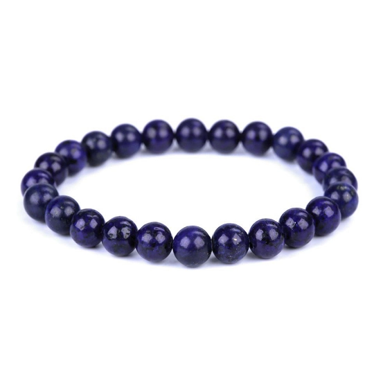Brăţară cu mărgele minerale Lapis Lazuli - 1 buc. | Mimib