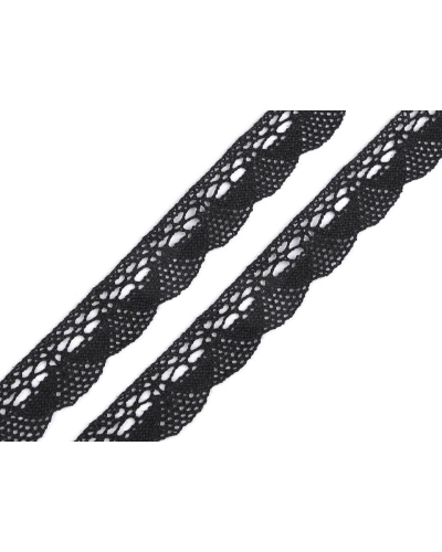 Dantelă bumbac croşetată, lățime 22 mm - 22.5 m | Mimib