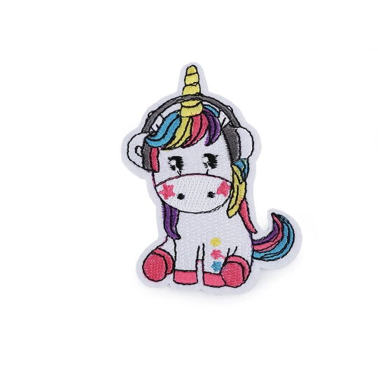 Aplicație termoadezivă Unicorn - 1 buc. | Mimib