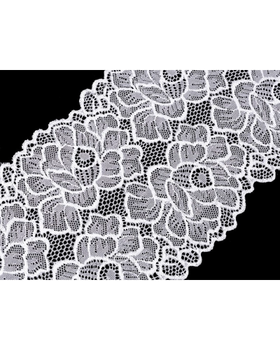 Dantelă elastică, lățime 15,5 cm - 1 m | Mimib