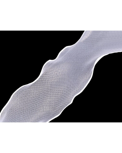 Panglică organza cu efect perlat, lățime 80m - 13.5 m | Mimib