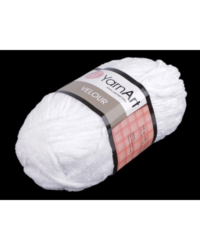 Fir de tricotat plușat Velour, 100 g - 1 buc. | Mimib