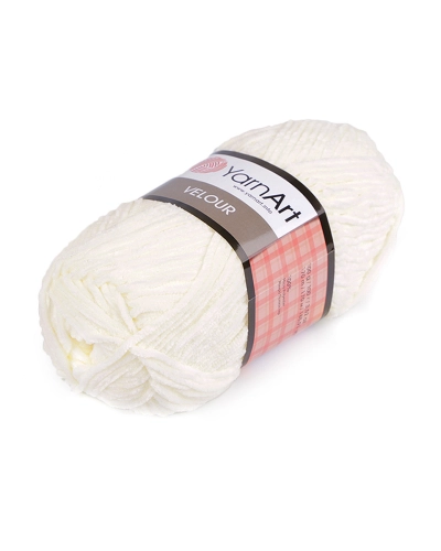 Fir de tricotat plușat Velour, 100 g - 1 buc. | Mimib