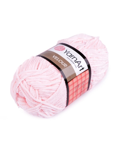 Fir de tricotat plușat Velour, 100 g - 1 buc. | Mimib