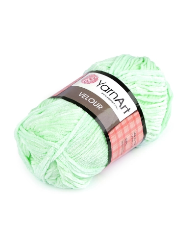 Fir de tricotat plușat Velour, 100 g - 1 buc. | Mimib