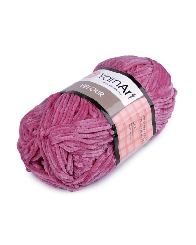 Fir de tricotat plușat Velour, 100 g - 1 buc. | Mimib