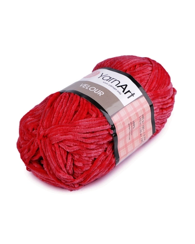 Fir de tricotat plușat Velour, 100 g - 1 buc. | Mimib