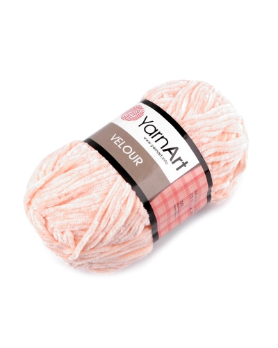 Fir de tricotat plușat Velour, 100 g - 1 buc. | Mimib