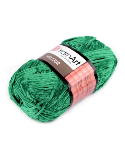 Fir de tricotat plușat Velour, 100 g - 1 buc. | Mimib