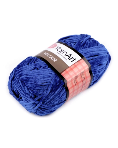 Fir de tricotat plușat Velour, 100 g - 1 buc. | Mimib