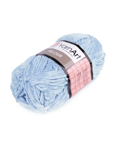Fir de tricotat plușat Velour, 100 g - 1 buc. | Mimib