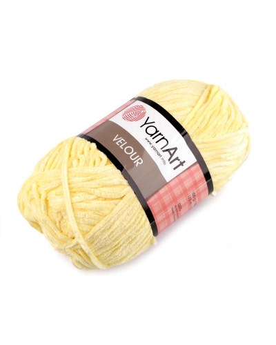 Fir de tricotat plușat Velour, 100 g - 1 buc. | Mimib