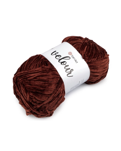 Fir de tricotat plușat Velour, 100 g - 1 buc. | Mimib