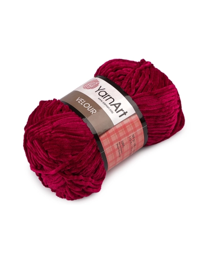Fir de tricotat plușat Velour, 100 g - 1 buc. | Mimib