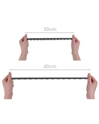 Dantelă elastică, lățime 16 mm - 25 m | Mimib