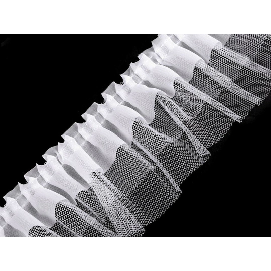 Bandă cu volănașe 3 rânduri, lățime 70 mm - 1 m | Mimib
