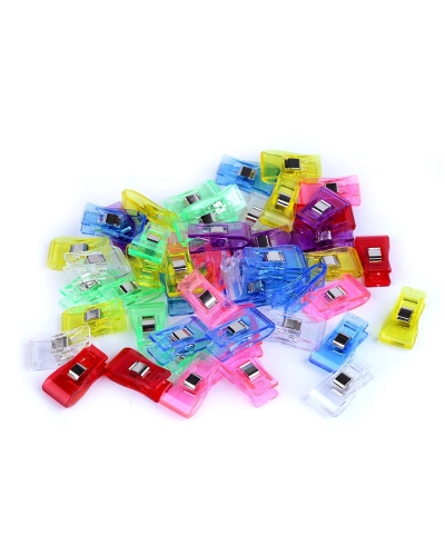 Clipsuri fixare materiale textile, 18x33 mm - 50 buc. | Mimib