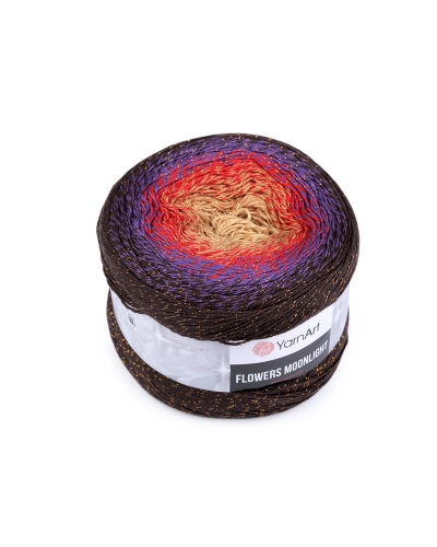 Fir de tricotat Flowers Moonlight cu lurex, 260 g - 1 buc. | Mimib