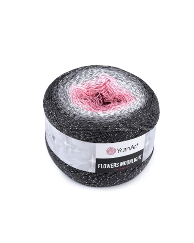 Fir de tricotat Flowers Moonlight cu lurex, 260 g - 1 buc. | Mimib