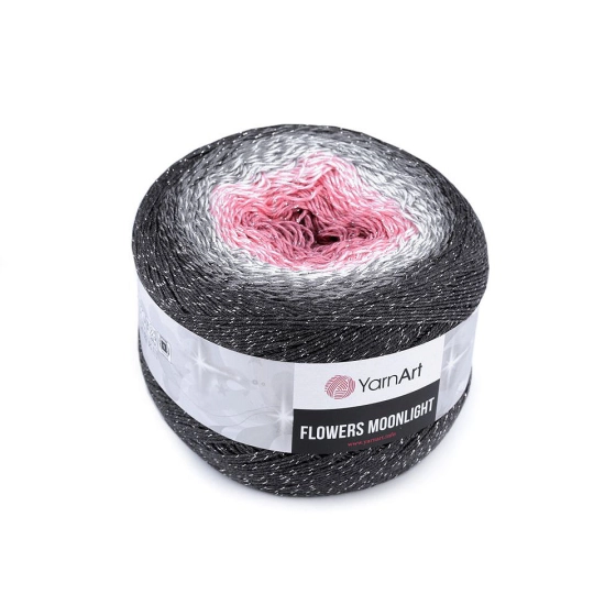 Fir de tricotat Flowers Moonlight cu lurex, 260 g - 1 buc. | Mimib