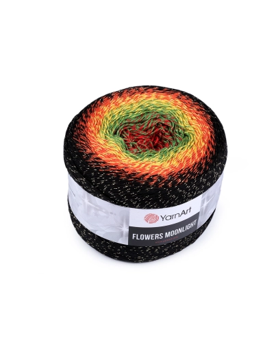 Fir de tricotat Flowers Moonlight cu lurex, 260 g - 1 buc. | Mimib