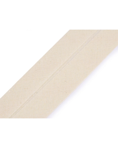 Bandă bias din bumbac, lățime 40 mm - 25 m | Mimib