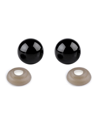 Ochi pentru jucării cu dispozitiv de siguranță, Ø14 mm - 10 set | Mimib