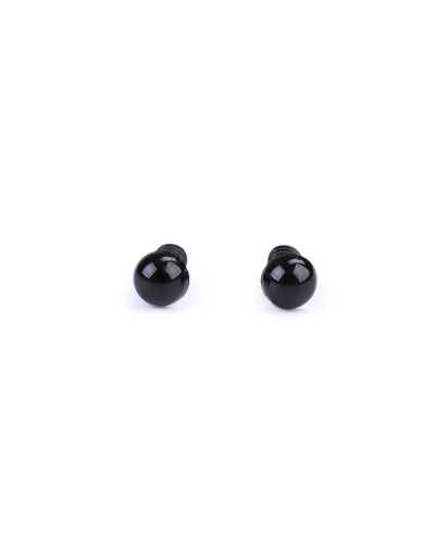 Oči s poistkou Ø6 mm - 10 sada