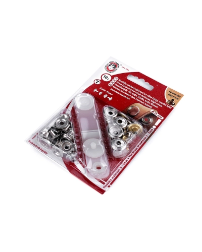 Capse metalice cu aplicator, Ø15 mm - 10 card