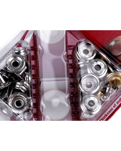Capse metalice cu aplicator, Ø15 mm - 10 card | Mimib