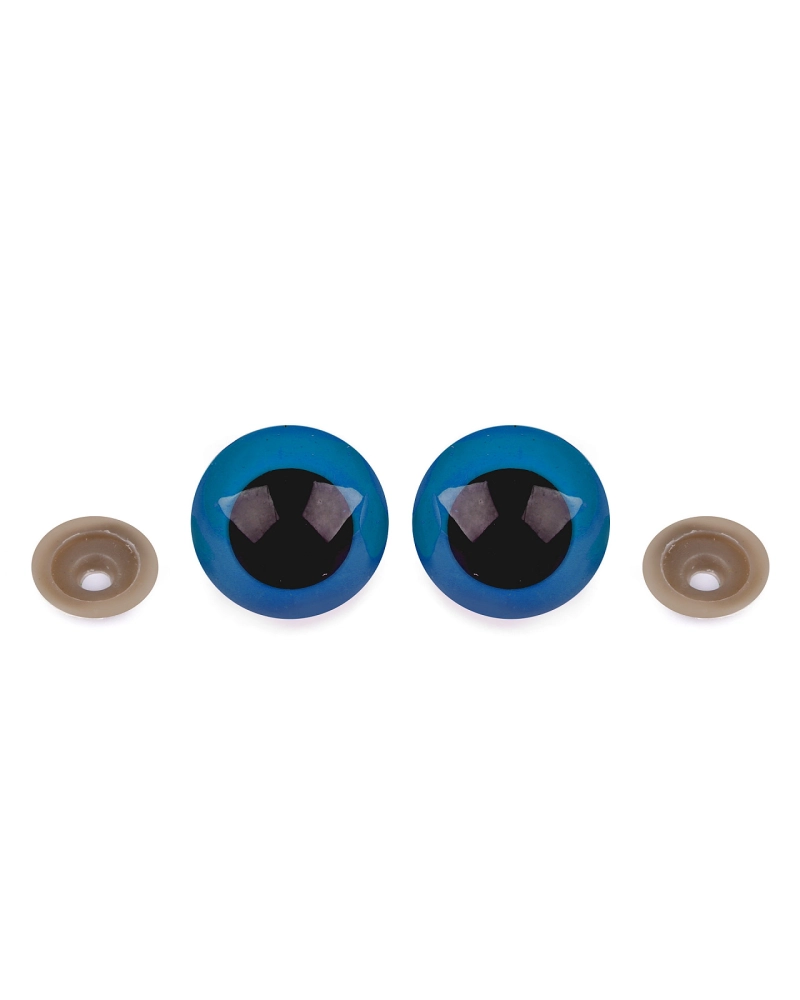 Ochi pentru jucării cu dispozitiv de siguranță, Ø30 mm - 4 set | Mimib