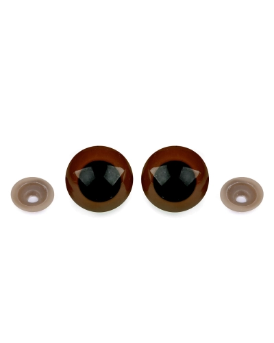 Ochi pentru jucării cu dispozitiv de siguranță, Ø30 mm - 4 set | Mimib