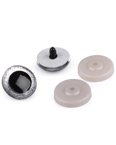 Ochi pentru jucării cu dispozitiv de siguranță, Ø40 mm - 2 set | Mimib