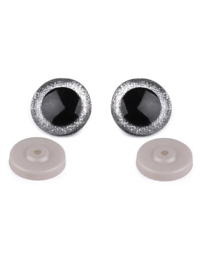 Ochi pentru jucării cu dispozitiv de siguranță, Ø40 mm - 2 set | Mimib