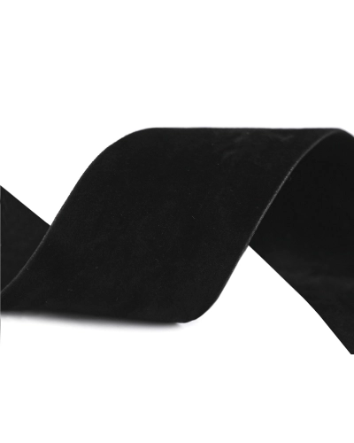 Panglică imitație piele întoarsă, lățime 40 mm - 1 m | Mimib