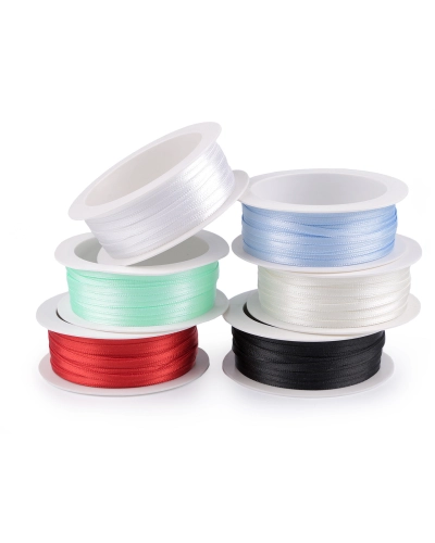 Panglică dublu satinată, lățime 3 mm - 20 m | Mimib