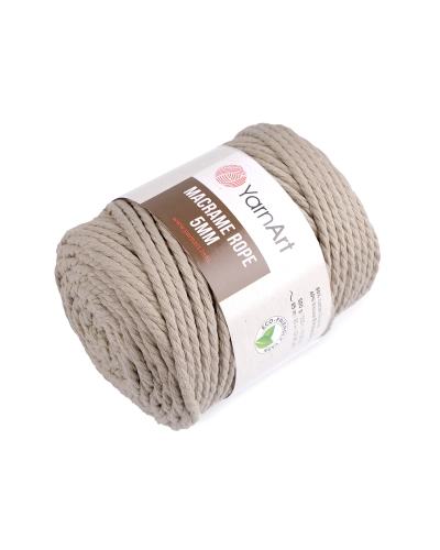Fir de tricotat / croșetat Macrame Rope,Ø5 mm 500 g - 1 buc. | Mimib