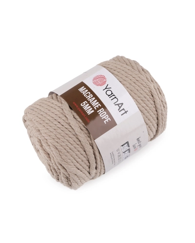Fir de tricotat / croșetat Macrame Rope,Ø5 mm 500 g - 1 buc. | Mimib