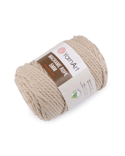 Fir de tricotat / croșetat Macrame Rope,Ø5 mm 500 g - 1 buc. | Mimib