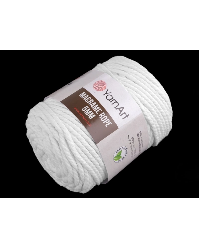 Fir de tricotat / croșetat Macrame Rope,Ø5 mm 500 g - 1 buc. | Mimib