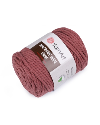 Fir de tricotat / croșetat Macrame Rope,Ø5 mm 500 g - 1 buc. | Mimib
