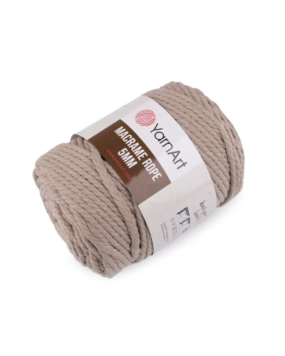 Fir de tricotat / croșetat Macrame Rope,Ø5 mm 500 g - 1 buc. | Mimib