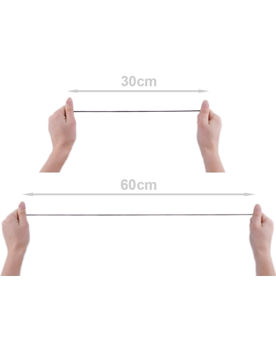 Elastic rotund, Ø0,8 mm - 50 m | Mimib