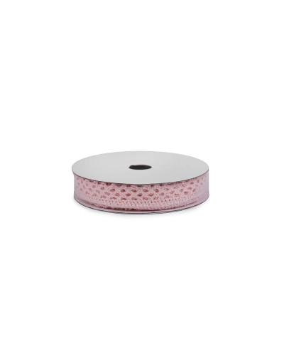 Dantelă bumbac croşetată, lățime 12 mm - 5 m | Mimib